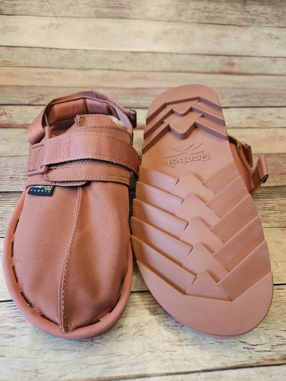 Reebok Beatnik Sandals in the "Baked Earth" colorway